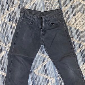 Dark grey denim Levi pants 31x30